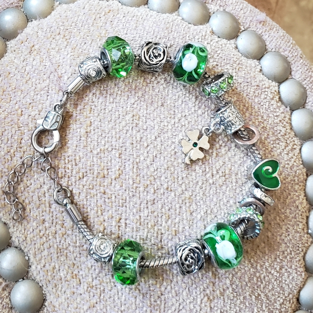 St. Patrick's Day  Charm Bracelet
